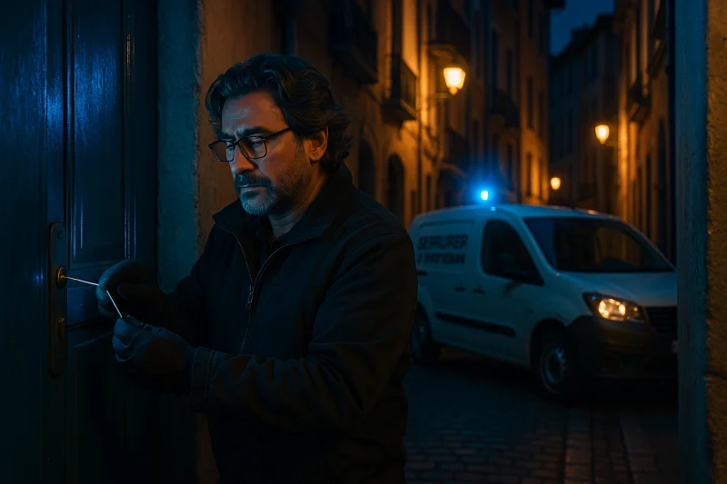 Franck, serrurier OCITOP en intervention a Latour-Bas-Elne